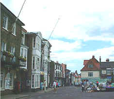 The High Street at Southwold.