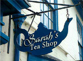 Sarah's Tea Shop situated at 51A, High Street, Southwold.