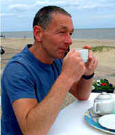 At the far South end of the beach huts is a beach style caf called 'Gun Hill'.